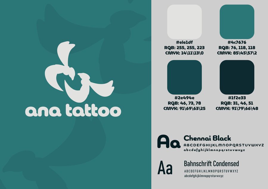 Identidade visual Ana Tattoo